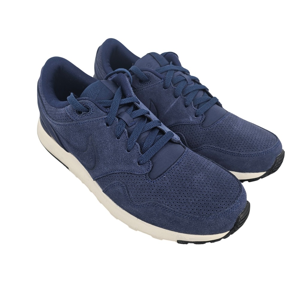 Nike Air Pegasus 83 Premium Navy Blue Suede Sneakers Low Top Mens Shoes Size 11